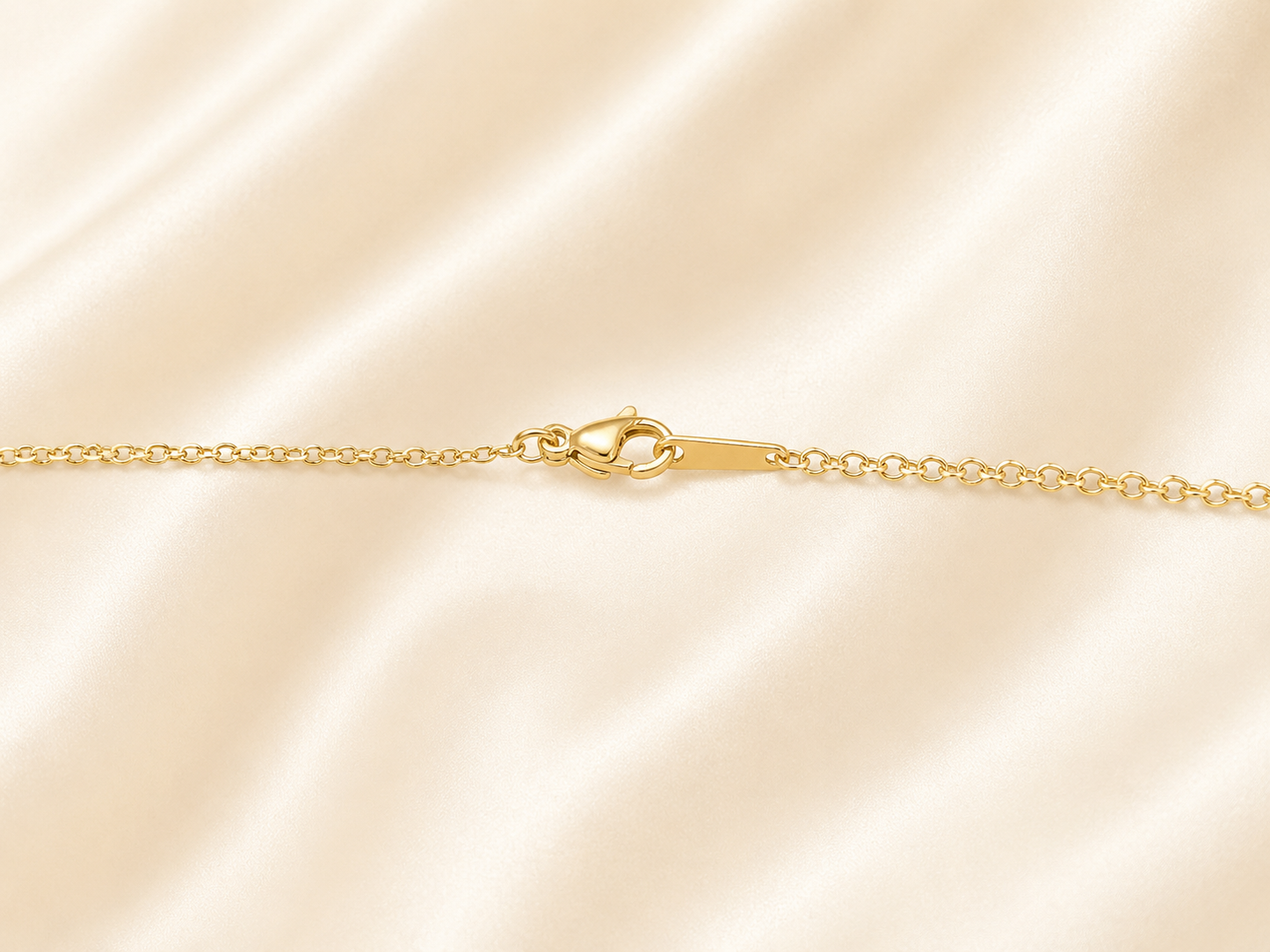 Golden Heart Halo Necklace