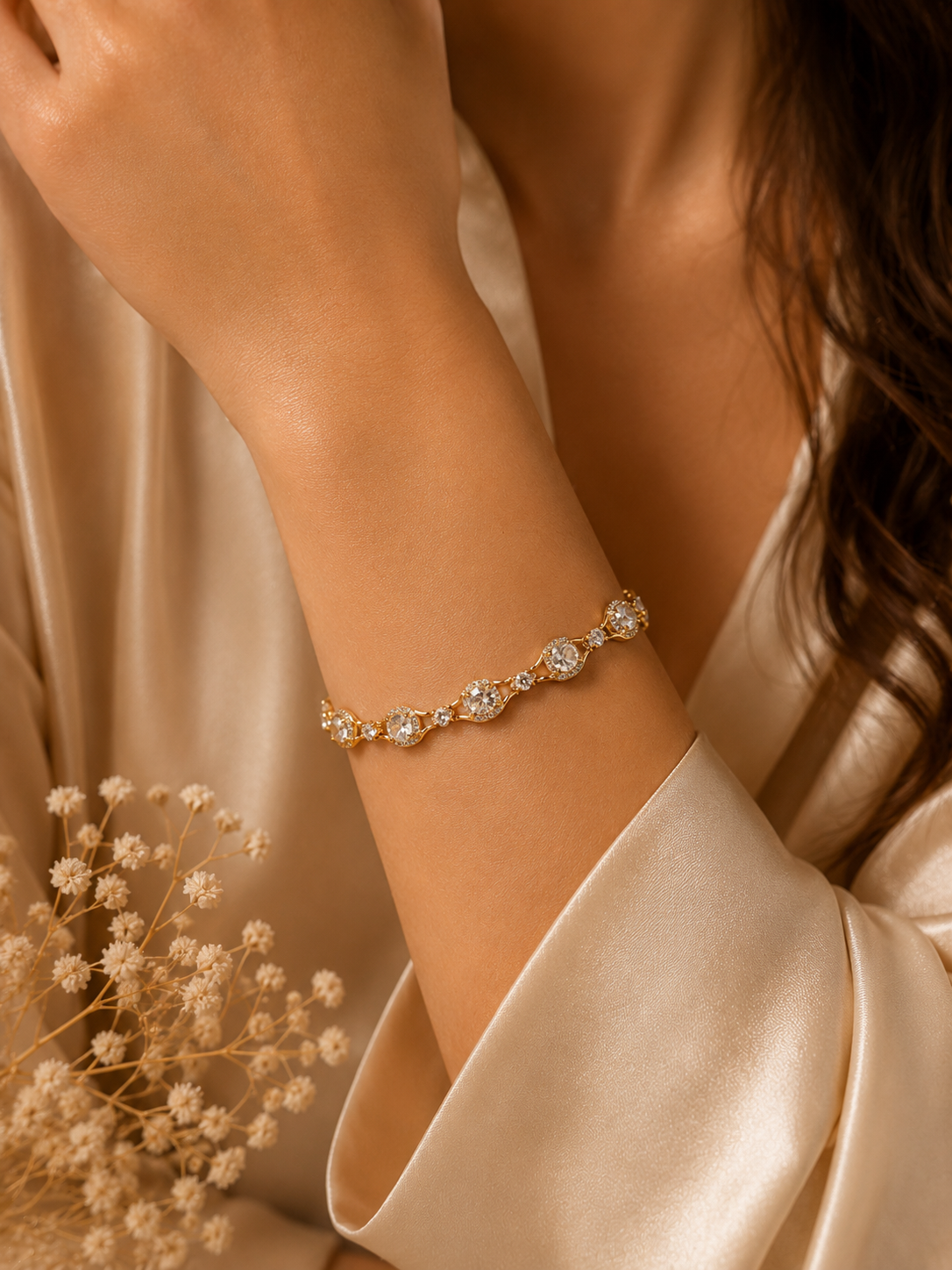 Royal Crystal Tennis Bracelet