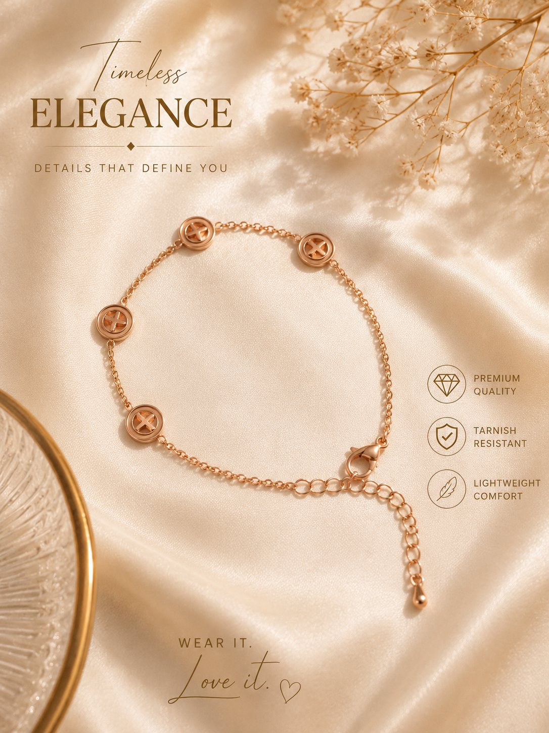 Timeless Elegance Charm Bracelet