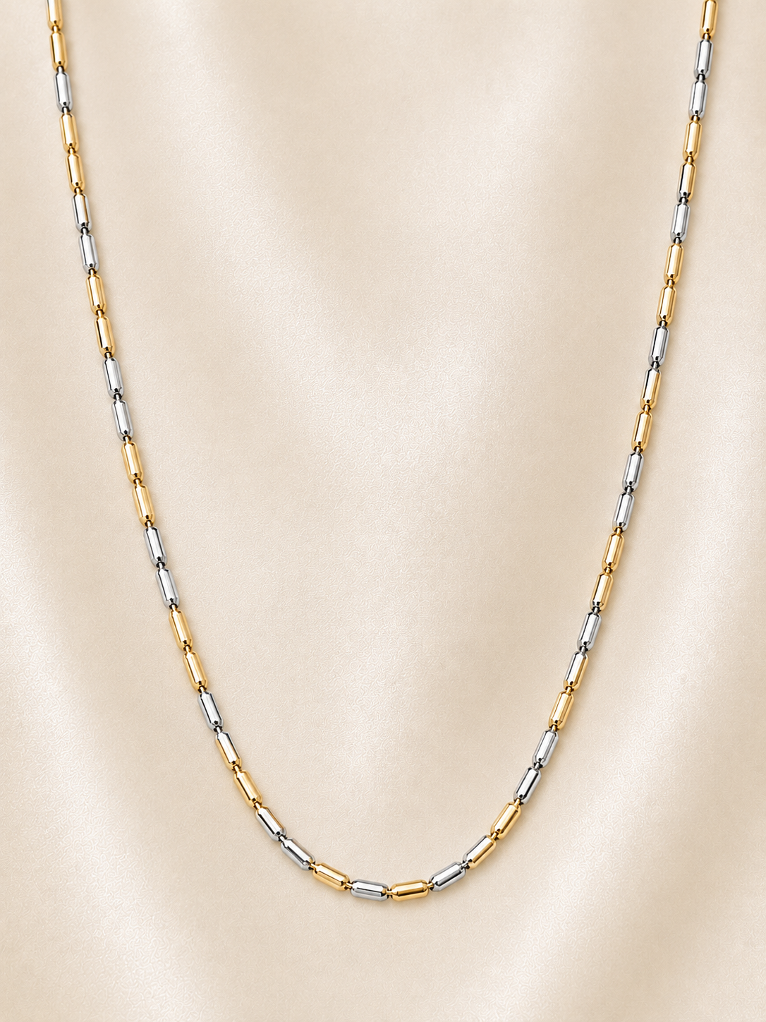 Golden Twist Chain Necklace