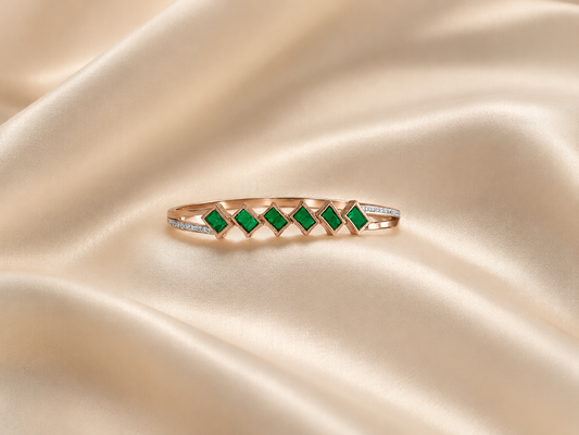 Emerald Grace Designer Kada