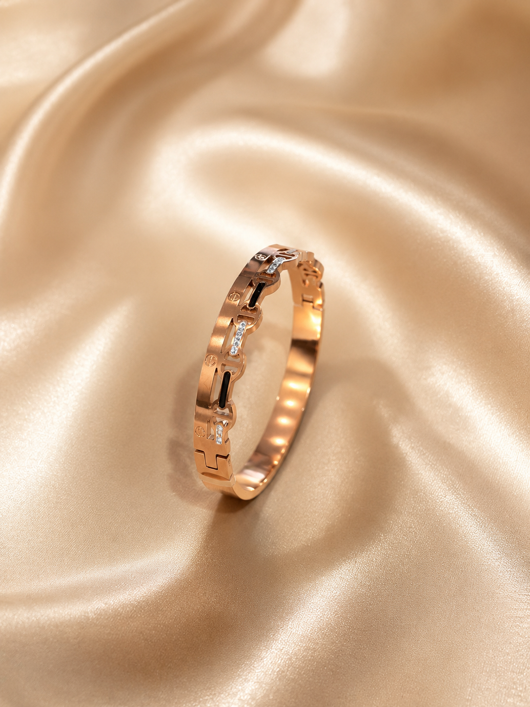 Royal Link Rose Gold Kada