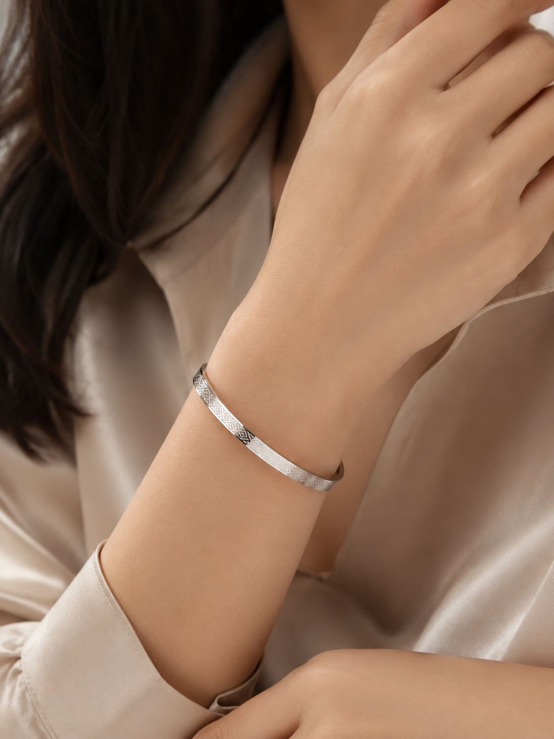 Imperial Silver Luxe Kada