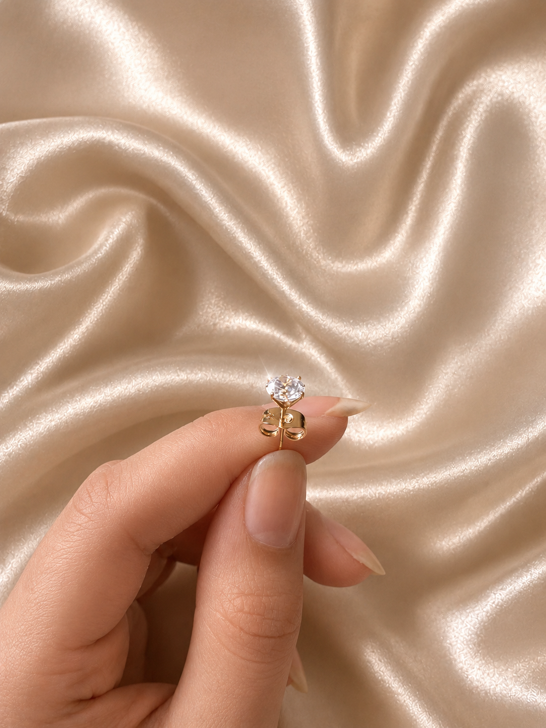 Aurielle Solitaire Studs