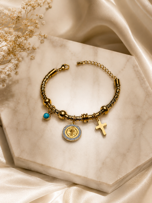 Faith Charm Bracelet
