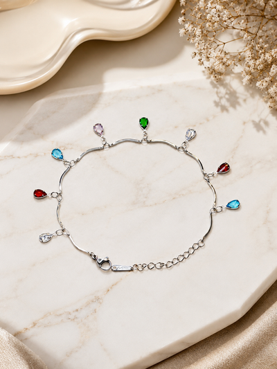 Rainbow Drop Bracelet
