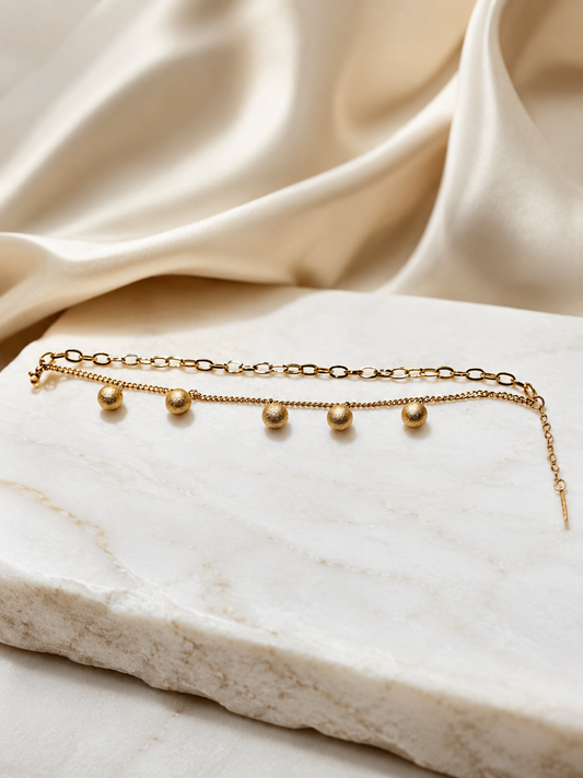 Golden Bead Bracelet