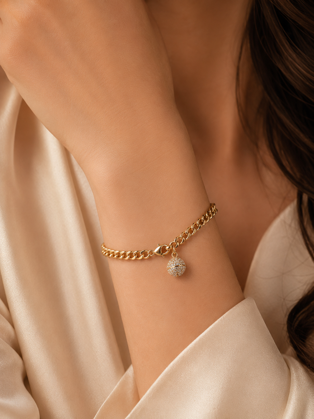 Golden Luxe Charm Bracelet