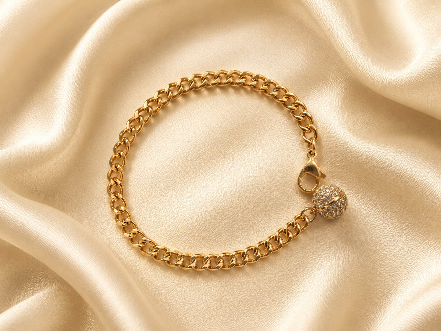 Golden Luxe Charm Bracelet