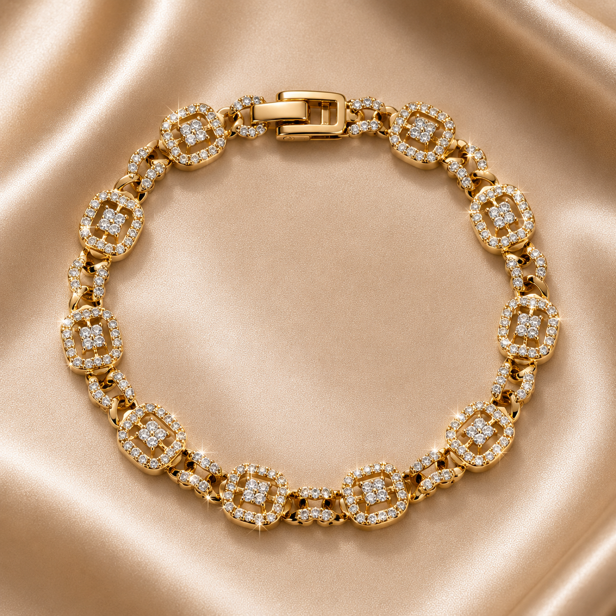 Royal Diamond Link Bracelet